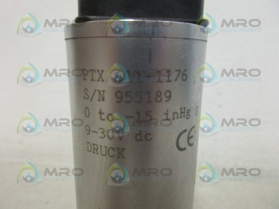 DRUCK PTX611-1176 PRESSURE TRANSMITTER (AS PICTURED) *NEW NO BOX*