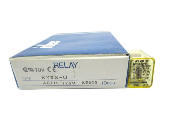 IDEC RY4S-U 110-120VAC (PKG OF 10) NSMP