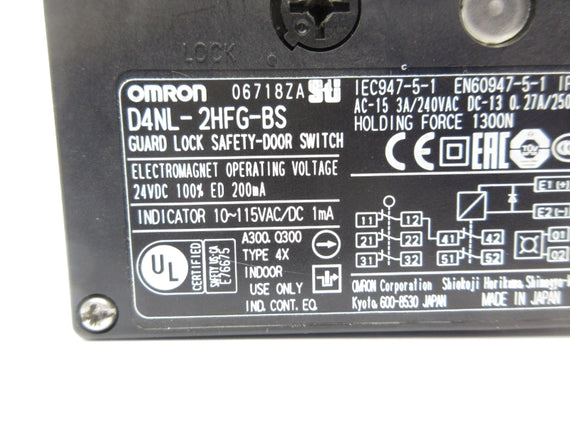 OMRON D4NL-2HFG-BS 24VDC (AS PICTURED) NSNP