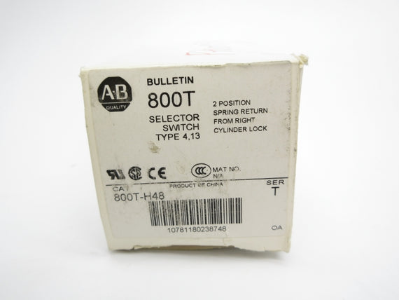 ALLEN BRADLEY 800T-H48 SER. T (NO KEY) (WH) NSMP