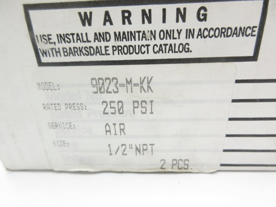 BARKSDALE 9023-M-KK 250PSI 1/2" NSMP