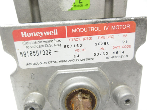 HONEYWELL M8185D1006 24V 30/60S NSNP