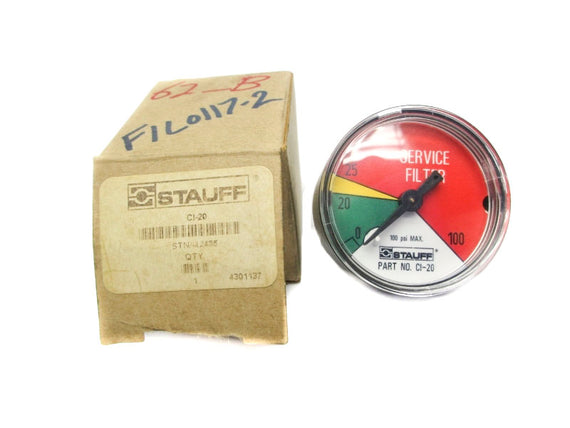 STAUFF CI-20 0-100PSI NSMP