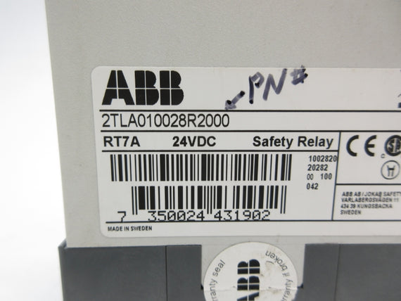 ABB 2TLA010028R2000 RT7A 24VDC NSNP