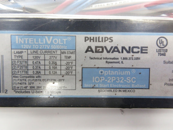 PHILIPS ADVANCE IOP-2P32-SC 120-277V NSMP