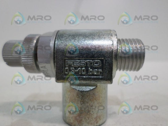 FESTO 0,3-10 FLOW CONTROL VALVE * NEW NO BOX *