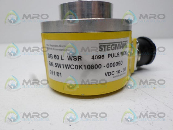 STEGMANN DG60LWSR INCREMENTAL ENCODER 4095 PULS/REV *NEW NO BOX*