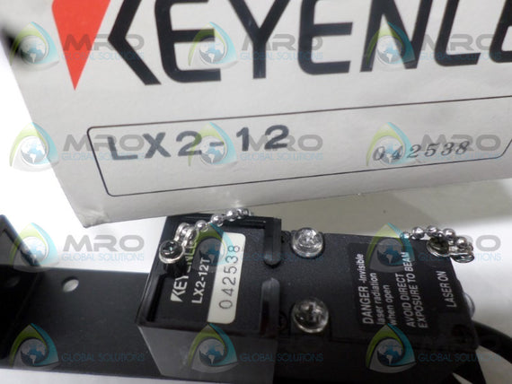 KEYENCE LX2-12 THRU BEAM SENSOR * NEW IN BOX *