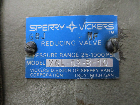 SPERRY VICKERS XGL03-B-10 UNMP