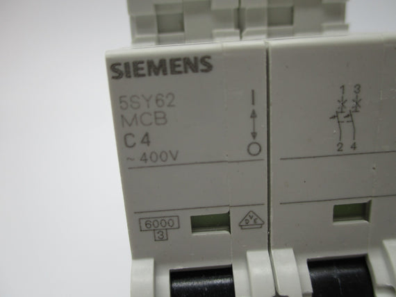 SIEMENS 5SY62-MCB-C4 4A 400V NSNP