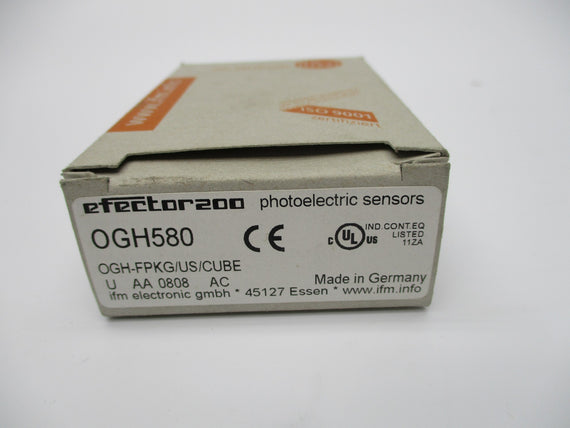 IFM EFECTOR OGH580 OGH-FPKG/US/CUBE  NSMP