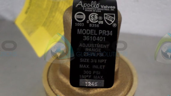 APOLLO PR34 PRESSURE REDUCING VALVE *NEW IN BOX*