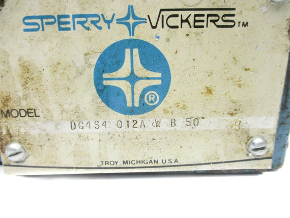 SPERRY VICKERS DG4S4012AWB50 110/115-120VAC UNMP