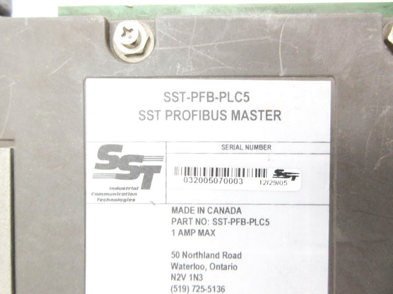 SST SST-PFB-PLC5 1A UNMP