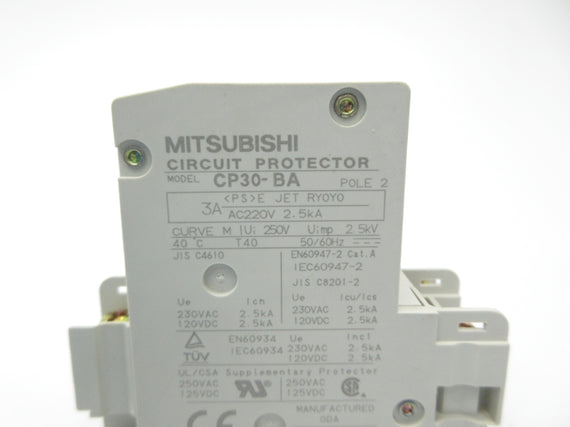 MITSUBISHI CP30-BA-2P-3A 220VAC 3A NSNP