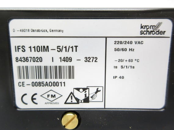 KROM SCHRODER IFS110IM-5/1/1T 220/240VAC NSNP
