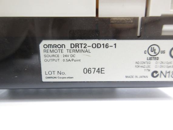 OMRON DRT2-OD16-1 24VDC NSNP