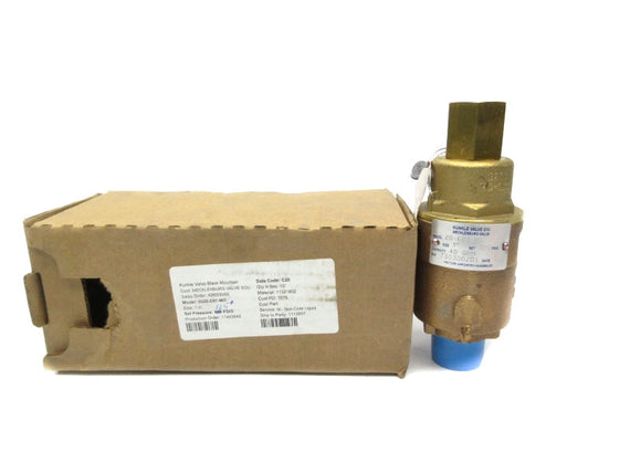 KUNKLE VALVE 0020-E01-MG125 125PSI 1" NSMP