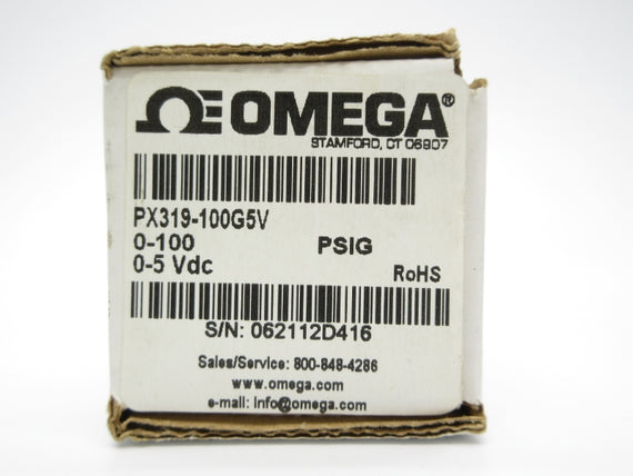 OMEGA PX319-100G5V 0-5VDC 0-100PSI NSMP