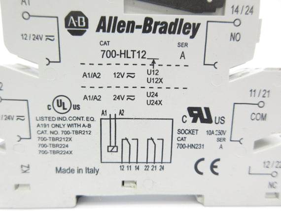 ALLEN BRADLEY 700-HLT12 SER. A 12-24V (AS PICTURED) NSNP