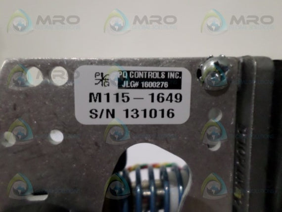 PQ CONTROLS M115-1649 *NEW NO BOX*