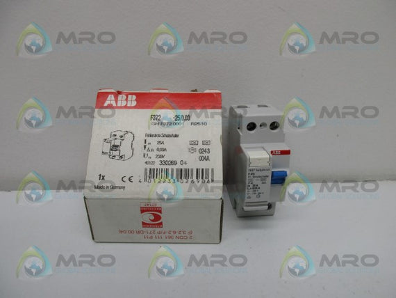 ABB F372-25/0.03 CIRCUIT BREAKER * NEW IN BOX *