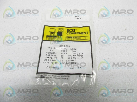 ECG ECG289A TRANSISTOR * NEW IN FACTORY BAG *