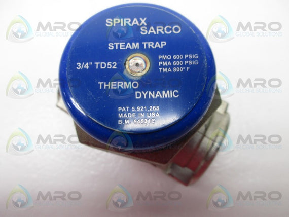 SPIRAX SARCO A743CA40F THERMO DYNAMIC STEAM TRAP 3/4" * NEW IN BOX *