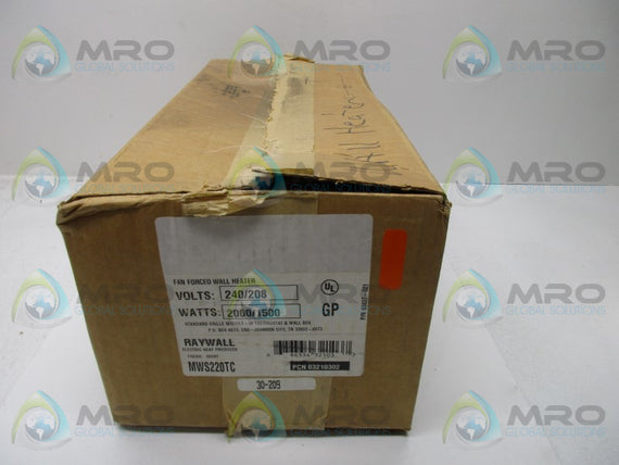 RAYWALL ELECTRIC MWS220TC HF4006TA-RP WALL HEATER * NEW IN BOX *