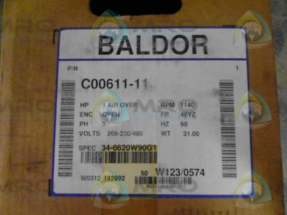 BALDOR C00611-11 MOTOR * NEW IN BOX *