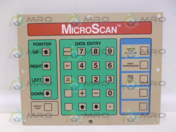 MICROSCAN 082777 DATA PANEL AC/A 11/04 94V0 *NEW NO BOX*