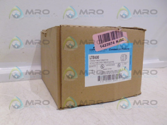 CROUSE-HINDS LTB400 GROUNDING CONNECTOR INSULATED *NEW IN BOX*