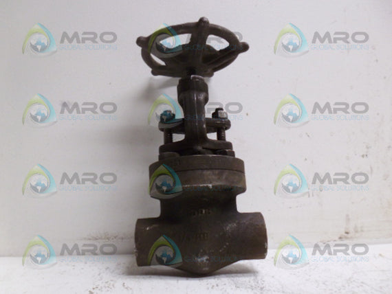 FLOWSERVE 12141 SOCKET WELD GATE VALVE 1/4" *NEW NO BOX*