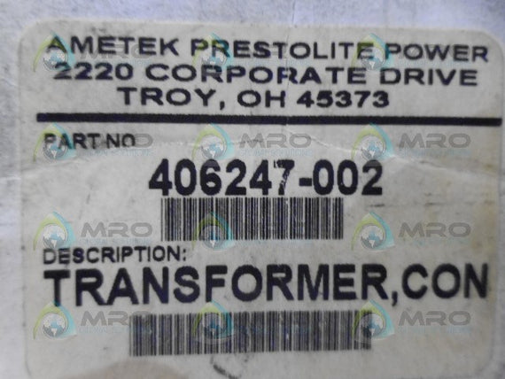 AMETEK 406247-002 TRANSFORMER *NEW IN BOX*