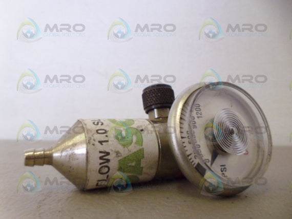 GASCO FLOW 1.0 SLPM REGULATOR FIXED FLOW REGULATOR *USED*