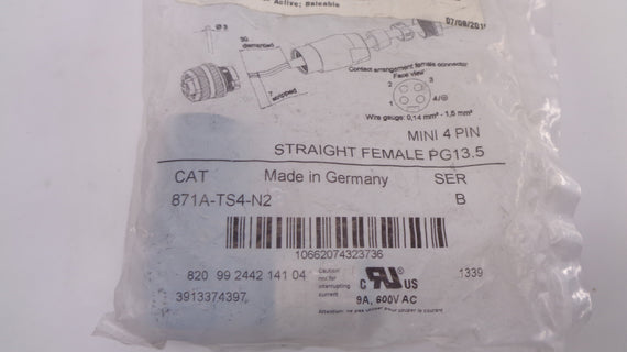 ALLEN BRADLEY  871A-TS4-N2 SER. B NSMP