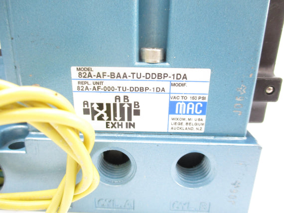 MAC 82A-AF-BAA-TU-DDBP-1DA 12VDC 150PSI NSNP