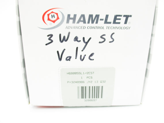 HAM-LET H6800SSL1/2CST 6000PSIG NSMP