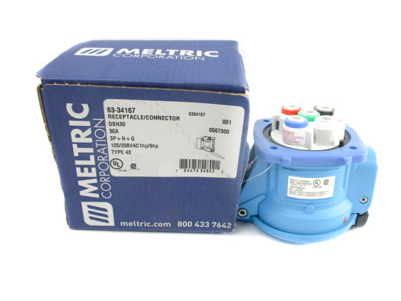 MELTRIC 63-34167 DSN30 120/208VAC 30A NSMP