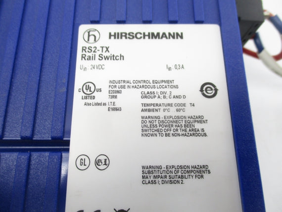 HIRSCHMANN RS2-TX 24VDC 0.3A UNMP