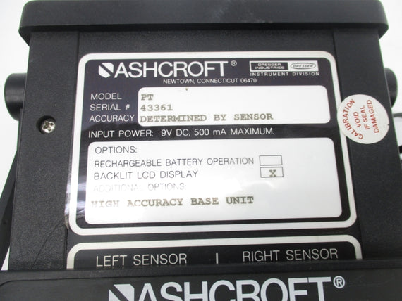 ASHCROFT PT PPT2 9VDC 100PSI NSNP