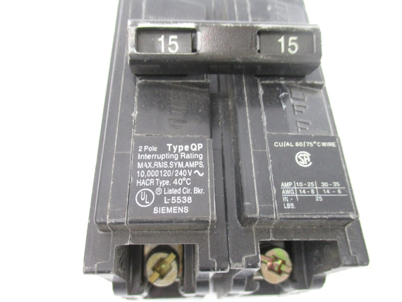 SIEMENS QP215 120/240V 15A NSNP