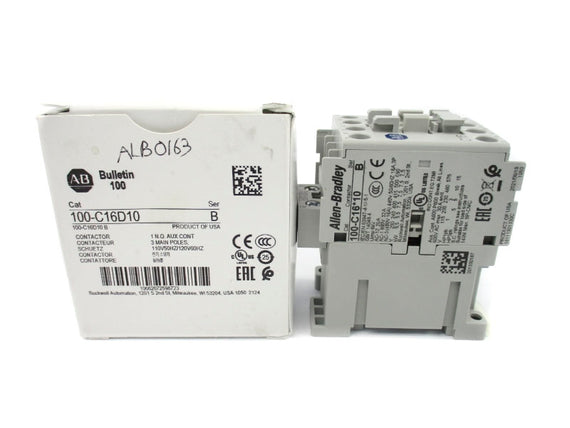 ALLEN BRADLEY 100-C16D10 SER. B 110/120V 32A (WH) NSMP