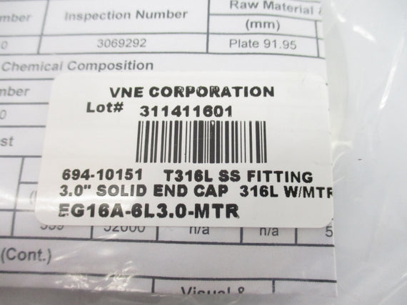 VNE CORPORATION EG16A-6L3.0-MTR NSMP