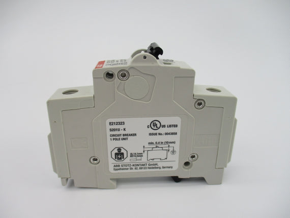 ABB S201U-K 230/400V 20A NSNP