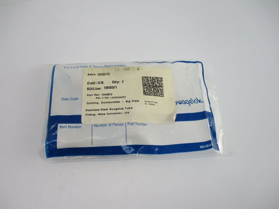 SWAGELOK SS-400-1-4 (PKG OF 7) NSMP