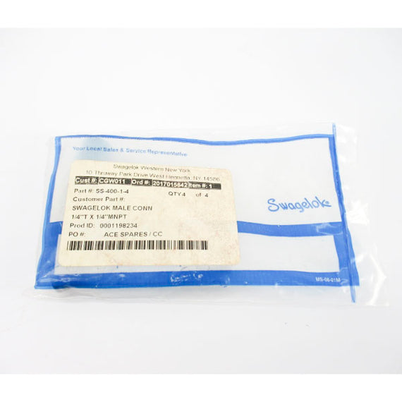 SWAGELOK SS-400-1-4 (PKG OF 4) NSMP