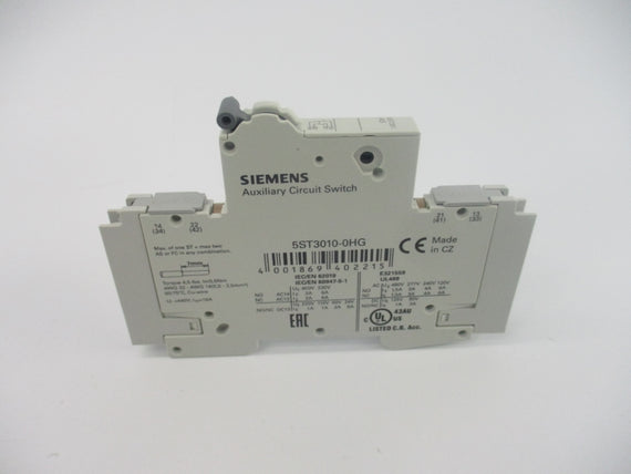 SIEMENS 5ST3010-0HG 480V 1.5A NSNP