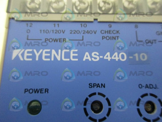 KEYENCE AS-440-10 SENSOR AMPLIFIER *NEW NO BOX*