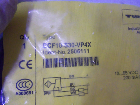 LOT OF 2 TURCK BCF10-S30-VP4X *NEW IN BAG*